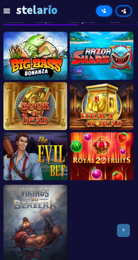 stelario casino app