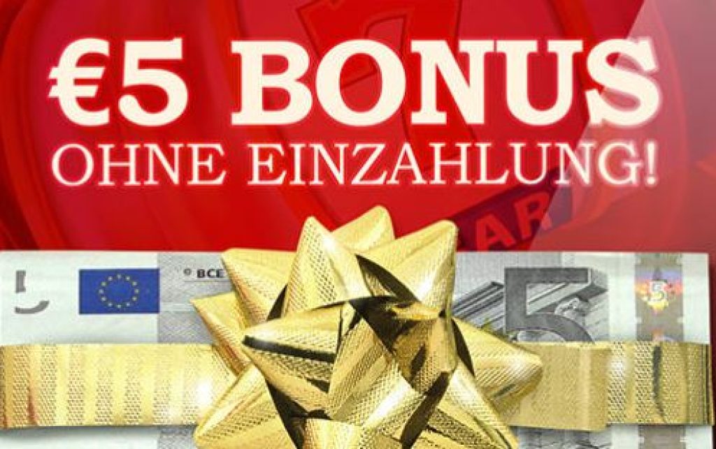 5 Euro Bonus ohne Einzahlung