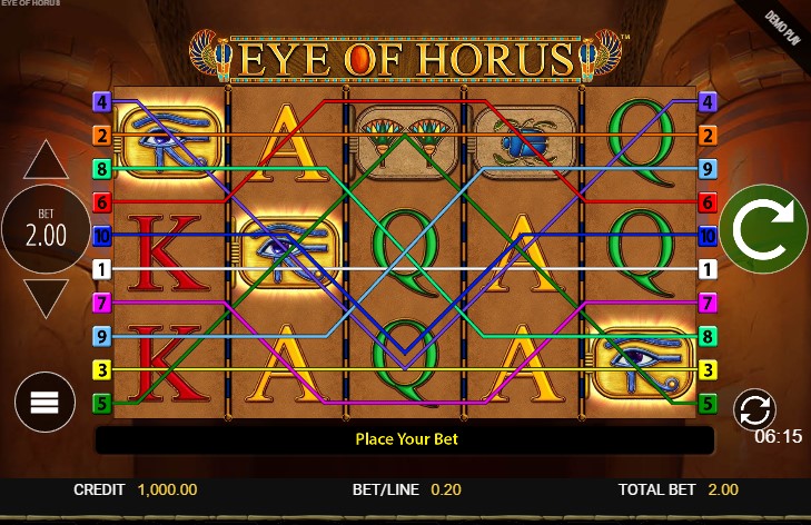 Eye of Horus Demo Slot