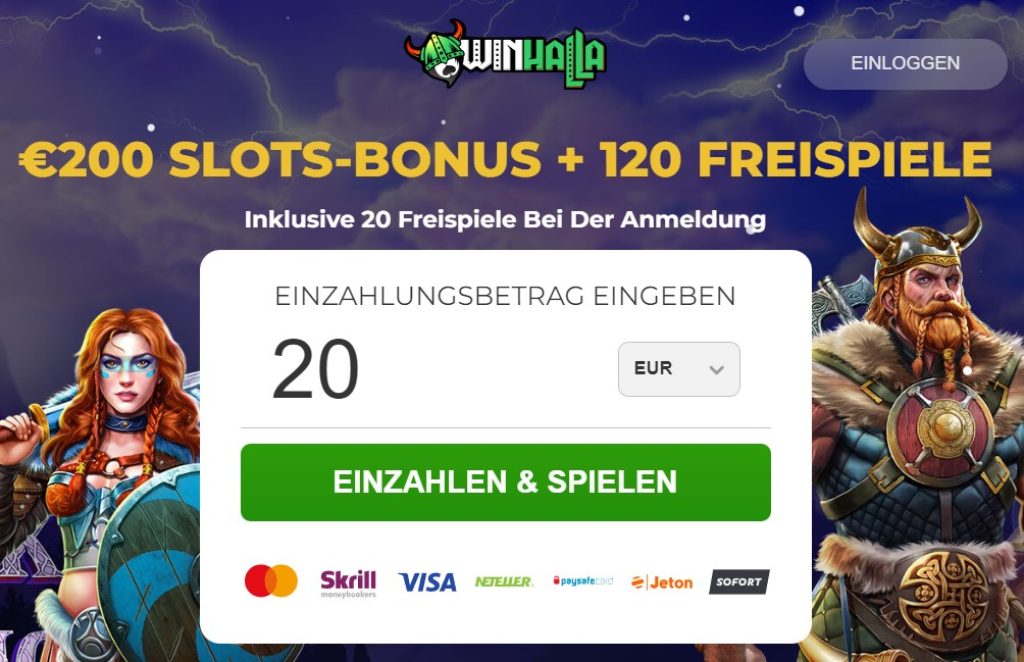 winhalla casino bonus